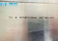 Hoja cuadrada de la aleación del titanio de la placa 57m m del titanio de Gr5 ASTM B 381