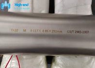 Tubo grueso del titanio de la pared del tubo sin soldadura TA10 del titanio GR12