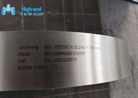 Gr5 recoció el titanio forjado aleación Ring Ti 6al4v OD590mm