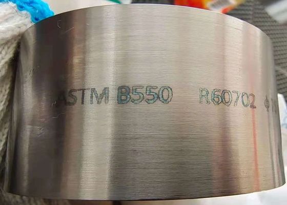 Zr 60702 anillos rodados inconsútiles del anillo ASTM B550 de la forja del circonio